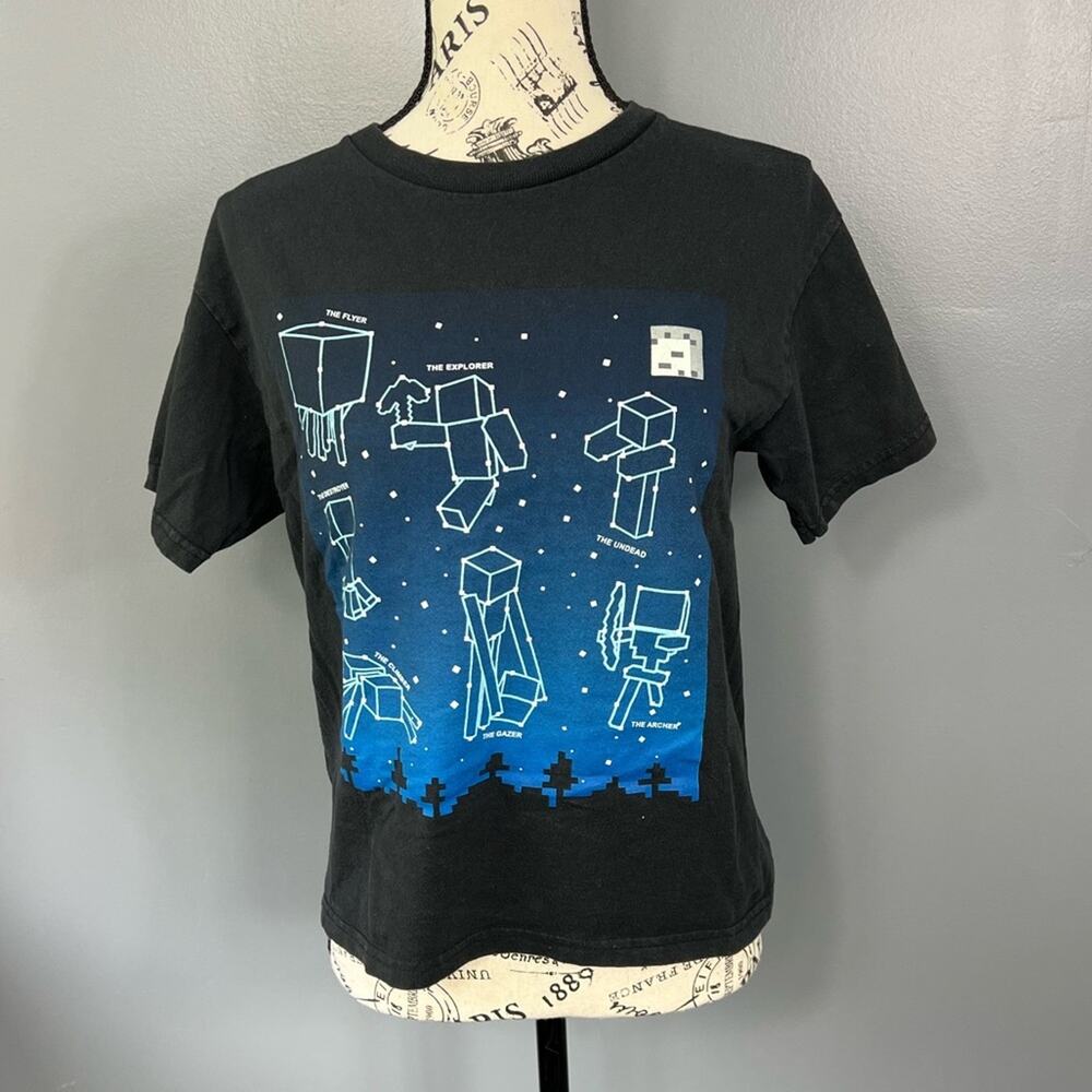 Unisex Minecraft graphic short sleeve T-shirt